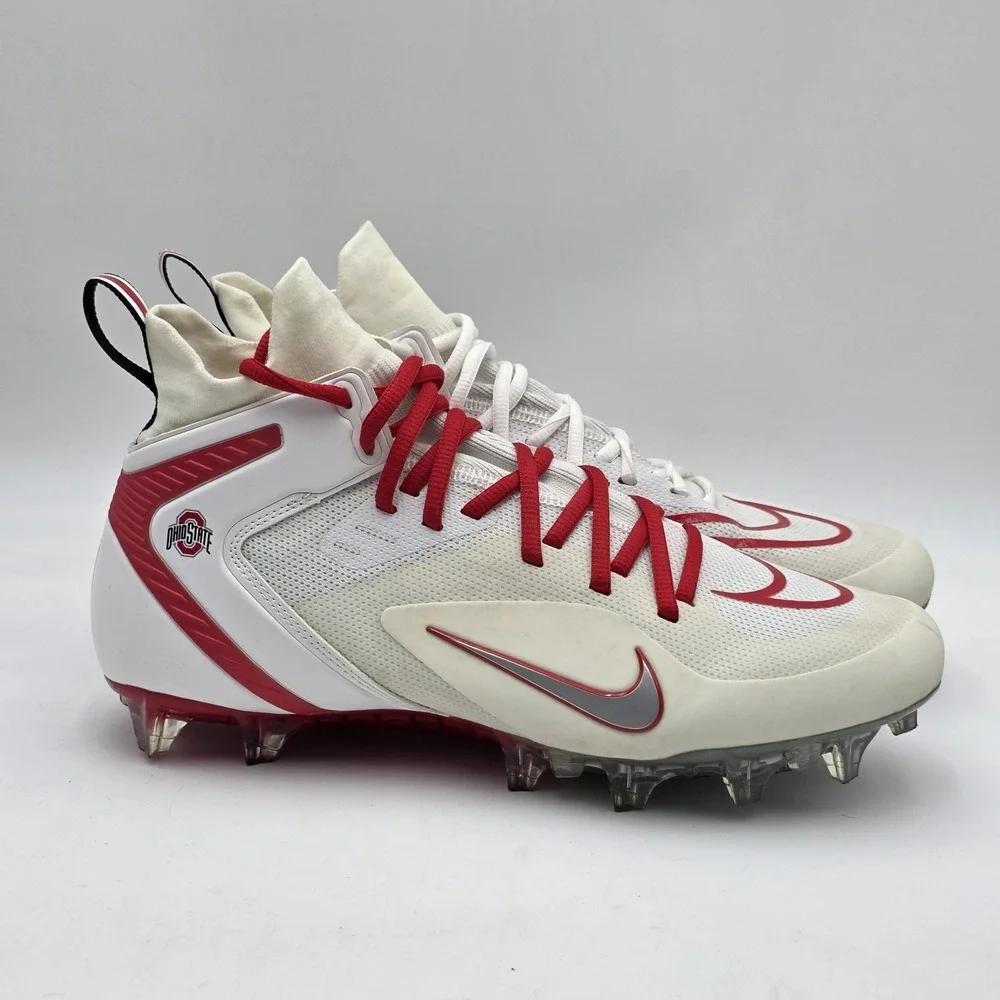 Nike Alpha Huarache 8 Elite OSU Lacrosse Cleats Men's Size 10.5 CW4830-101